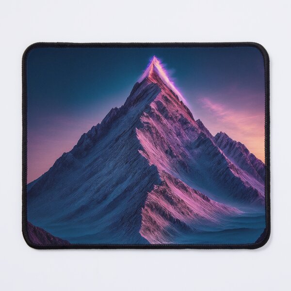 Item preview, A Jagged Peak with a View of the Surrounding Mountains, Ai Generated Art designed and sold by AiGens.