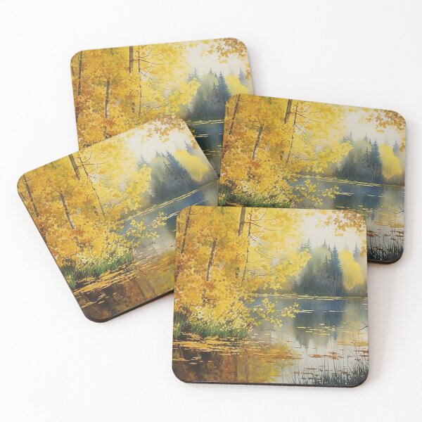 Item preview, Morning mood at the lake in the style of a watercolor designed and sold by Pflugart.
