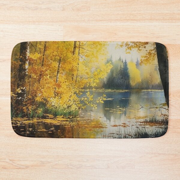 Item preview, Morning mood at the lake in the style of a watercolor designed and sold by Pflugart.