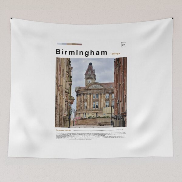 Item preview, Birmingham poster landscape designed and sold by paulrommer.
