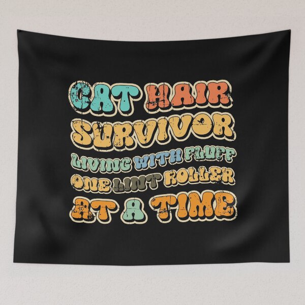 Item preview, Cat hair  survivor gift Cat mom lover  designed and sold by HomeCoquette.