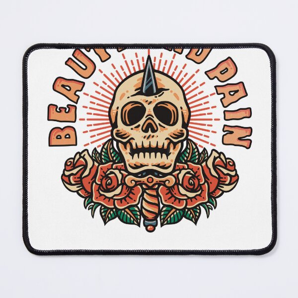 Item preview, Skull with rose designed and sold by StartScream.