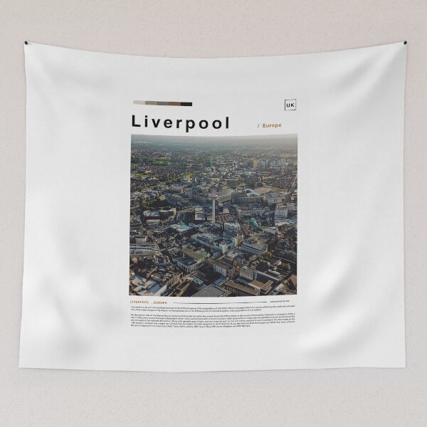 Item preview, liverpool poster landscape designed and sold by paulrommer.