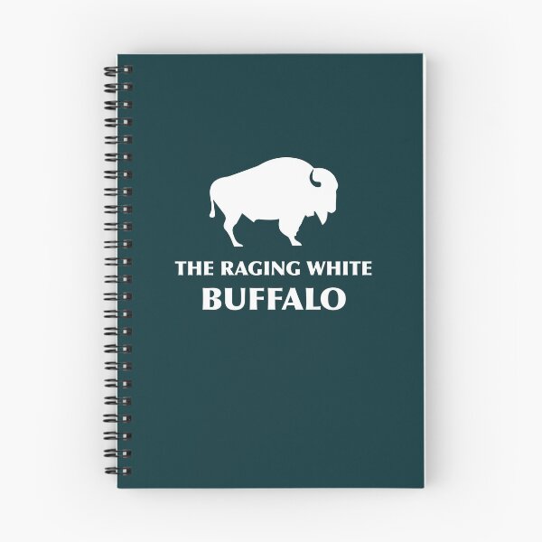Item preview, The Raging White Buffalo American Buffalo Modern Buffalo Print Buffalo Art designed and sold by TeesByDesign.