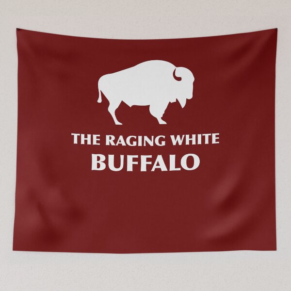Item preview, The Raging White Buffalo American Buffalo Modern Buffalo Print Buffalo Art designed and sold by TeesByDesign.