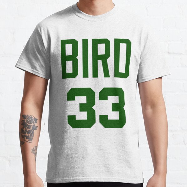 Vista previa del artículo con la obra «Camiseta de los Celtics de Boston de Larry Bird», diseñado y vendido por Trenghutsuaa.