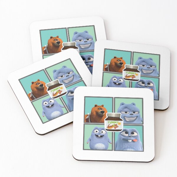 Item preview, Grizzly and lemmings designed and sold by andres-cohen.