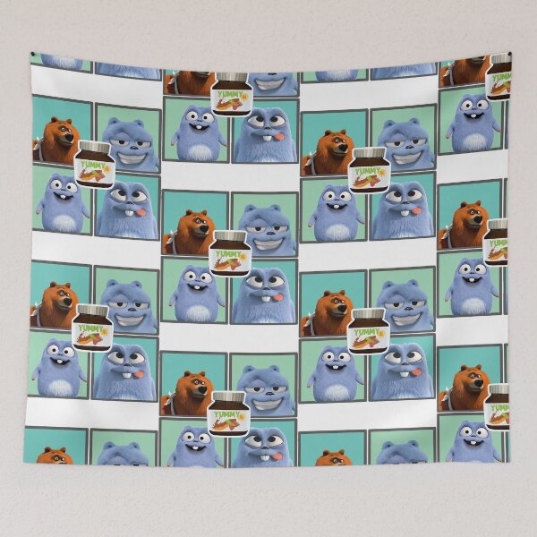 Item preview, Grizzly and lemmings designed and sold by andres-cohen.