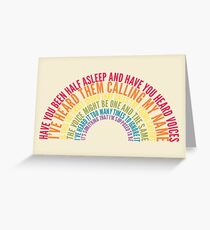 Voices Greeting Card