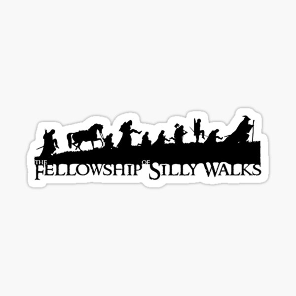 Item preview, the fellowship of silly walks designed and sold by eternaldez.