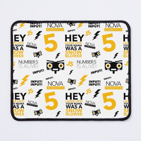 Item preview, Short Circuit / Johnny 5 pattern designed and sold by La-La-Lou.