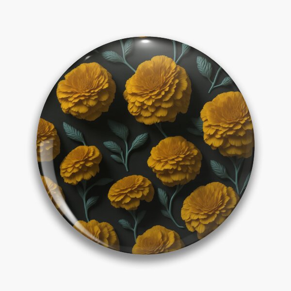 Item preview, 3d YELLOW MARIGOLD designed and sold by STYLESHOWIN.