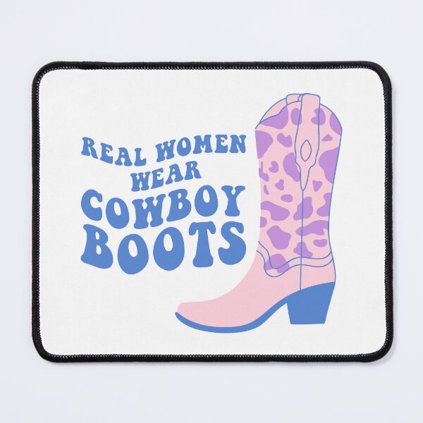 Item preview, Real women wear cowboy boots. Cowboy boot. designed and sold by CoCoArt-Ua.
