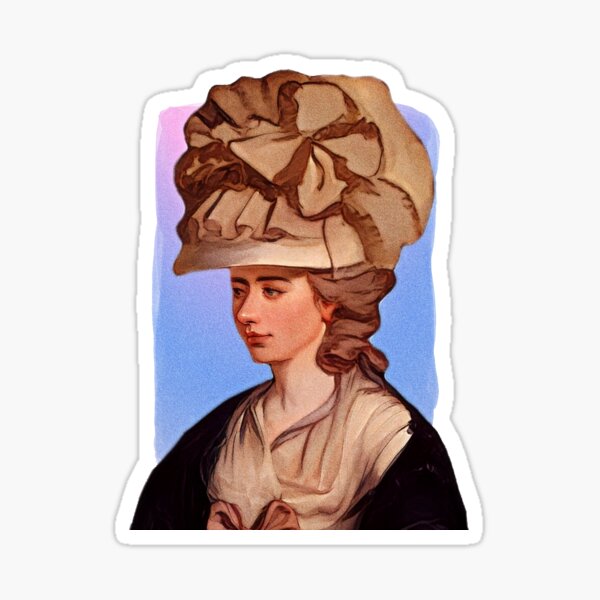 Item preview, English Novelist Frances Burney illustration  designed and sold by Litstoy.