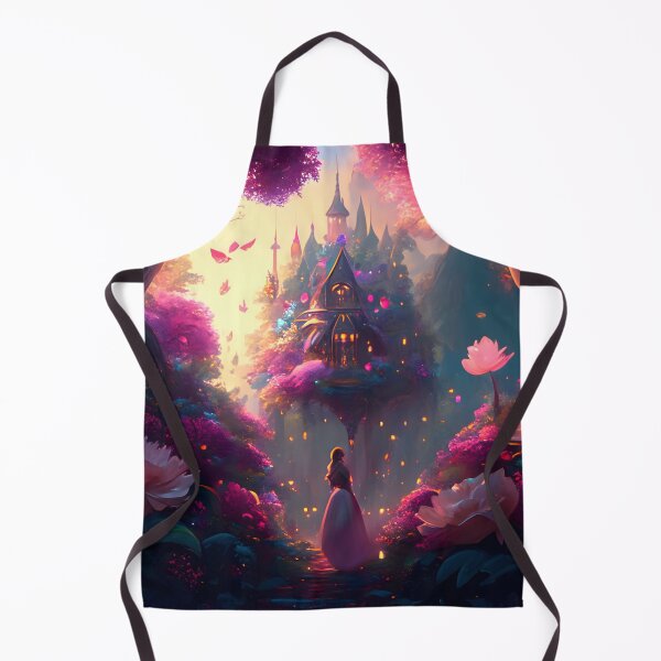 Item preview, The Princess and the Enchanted Castle: A Romantic Scene in Pink designed and sold by byaz3.