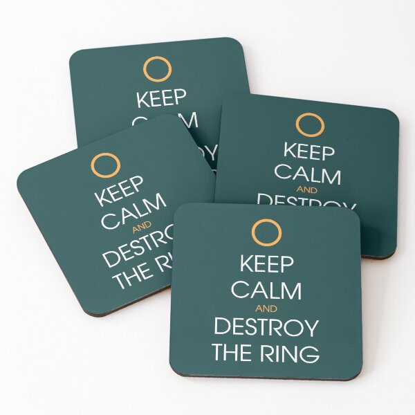 Item preview, Keep calm and destroy the ring designed and sold by abbyegrap.