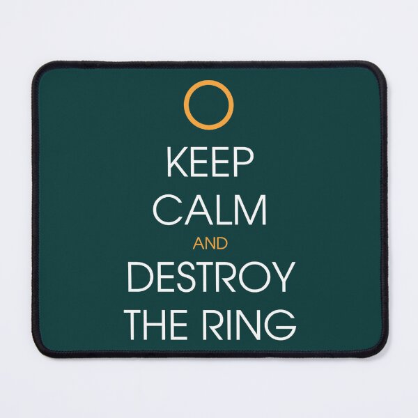 Item preview, Keep calm and destroy the ring designed and sold by abbyegrap.