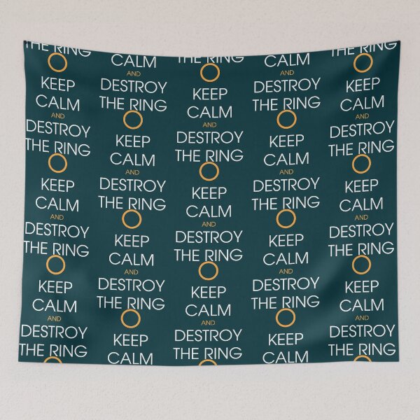Item preview, Keep calm and destroy the ring designed and sold by abbyegrap.