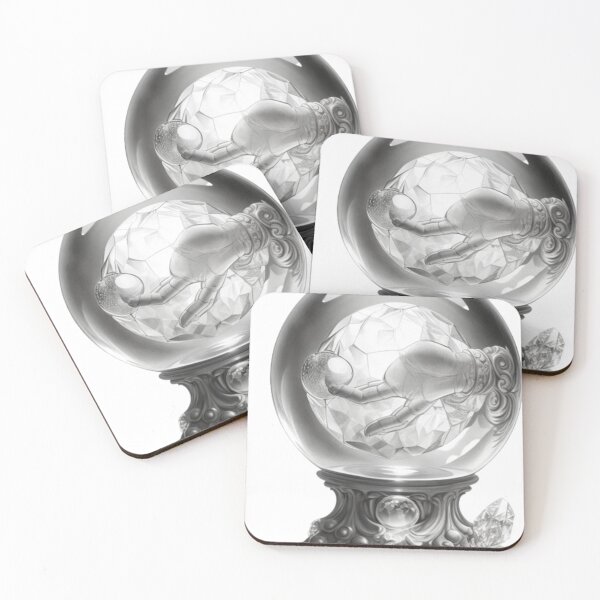 Item preview, Crystal Ball - Magic Fortune Art Print designed and sold by aiprintiq.