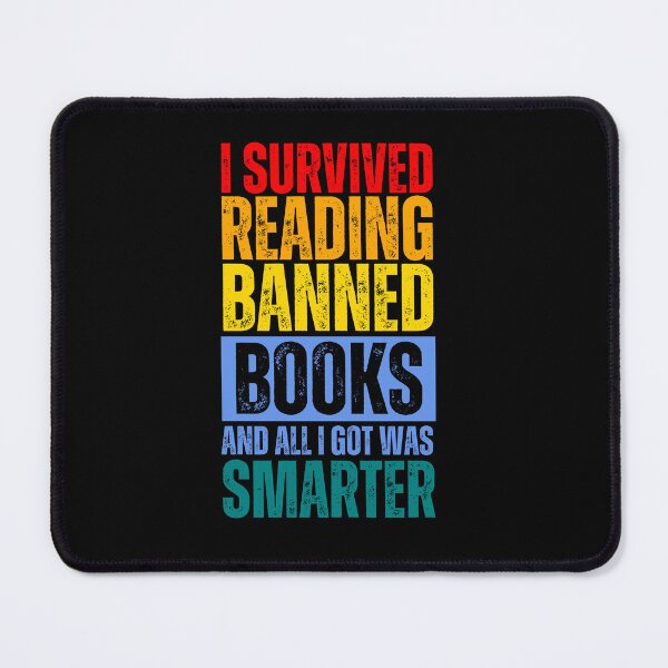 Item preview, I Survived Reading Banned Books - Retro Design designed and sold by DigitalByEb.