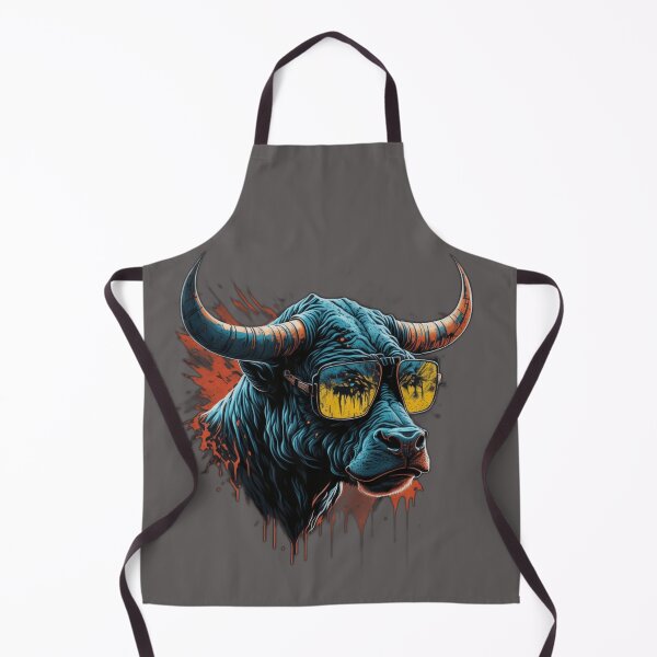 Item preview, Bull with sunglass designed and sold by stickerbuddy01.
