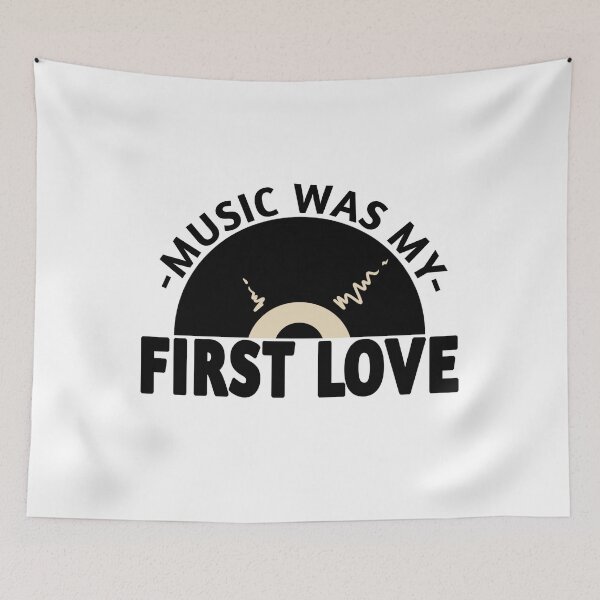 Item preview, Music was my first love for vinyl music designed and sold by vibeno1.