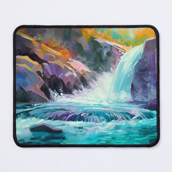 Item preview, Cascading falls on the river 6 designed and sold by Red Witch Art.