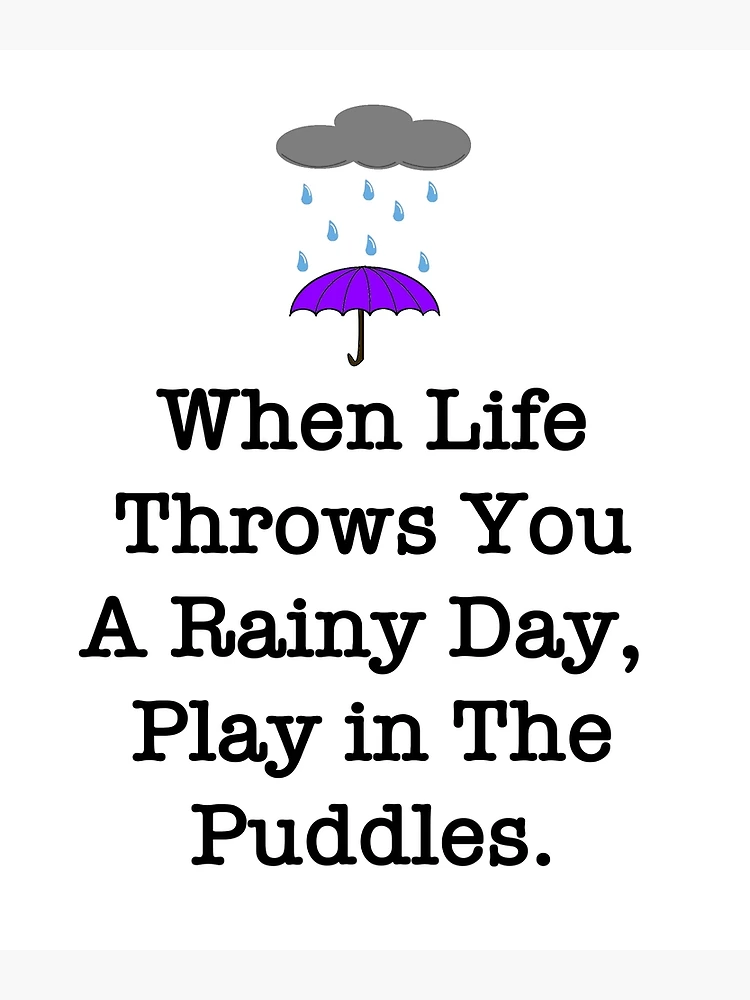 When life throws you a rainy day, play with the raindrops  #saintbernardstyle