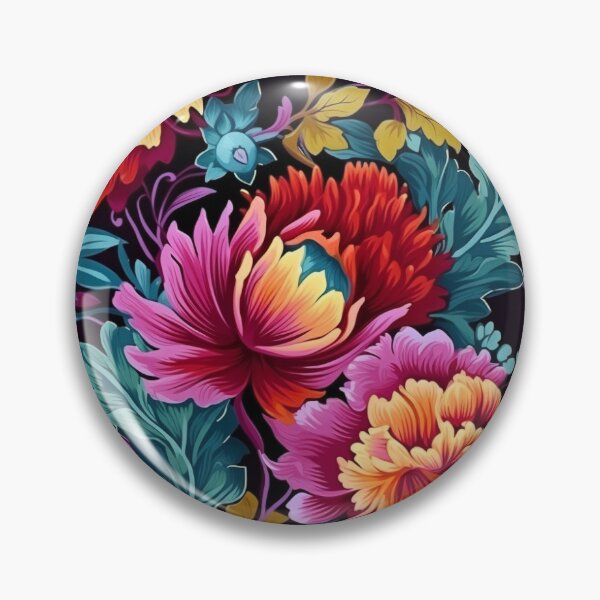 Item preview, Radiant Blossoms on Midnight Canvas designed and sold by Fiore-Italiano.