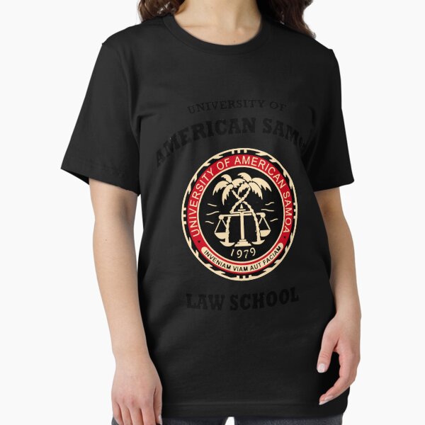 Vista previa del artículo con la obra «Facultad de Derecho de la Universidad de Samoa Americana Profesionalmente», diseñado y vendido por KarenThom.