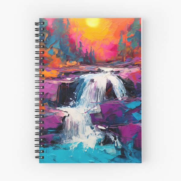 Item preview, Cascading falls on the river 8 designed and sold by Red Witch Art.