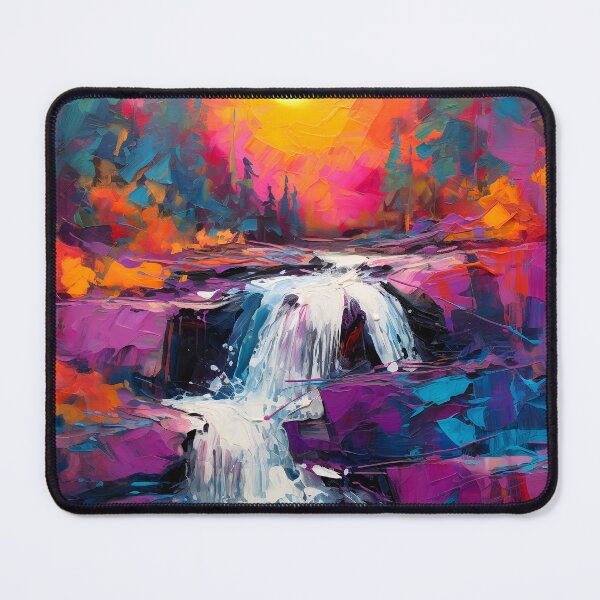 Item preview, Cascading falls on the river 8 designed and sold by Red Witch Art.
