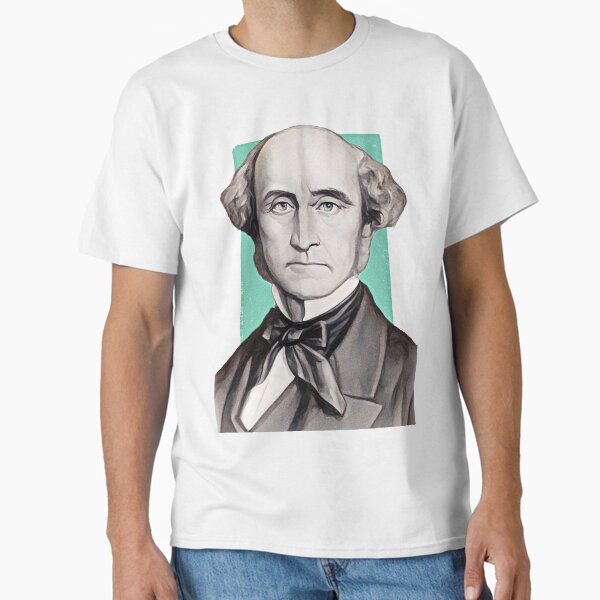 Item preview, English Philosopher John Stuart Mill illustration  designed and sold by Litstoy.