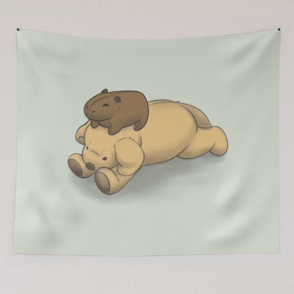 Item preview, Baby Capybara and Puppy designed and sold by artbybiyan.