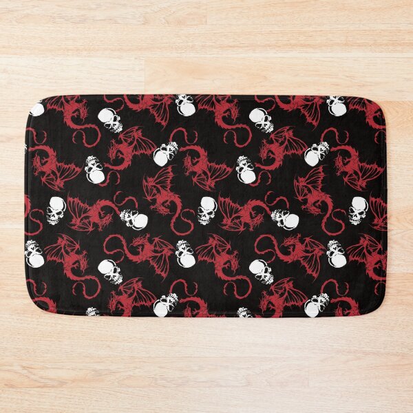 Item preview, Dragon red skull Design Pattern designed and sold by Kriengsaktalek.