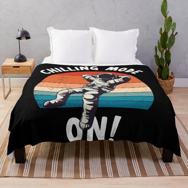 Item preview, Astronaut Chilling mode in Space - Galaxy - Planets - Moon - Stars designed and sold by Uplife-MyStore.