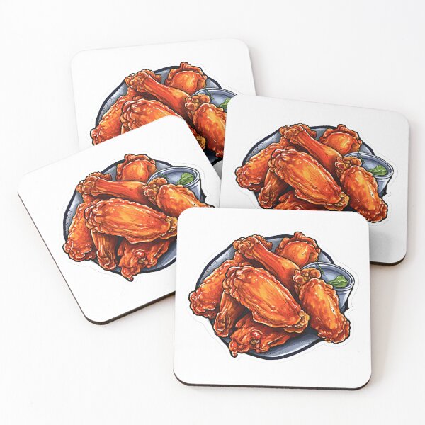 Item preview, Chicken wings in buffalo sauce designed and sold by abmkf.