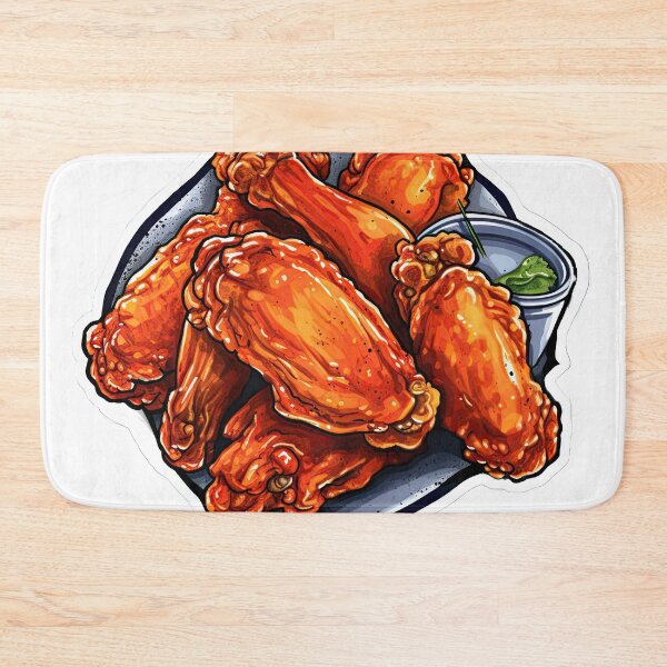 Item preview, Chicken wings in buffalo sauce designed and sold by abmkf.