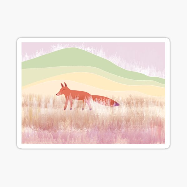 Item preview, Fox in the field designed and sold by BeachSquirrel.