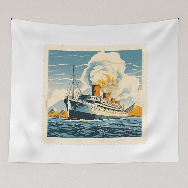 Item preview, Titanic Postage Stamp designed and sold by StreetCandyFilm.