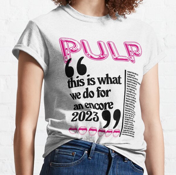 Item preview, Pulp Tour 2023 Jarvis Cocker Britpop Sheffield designed and sold by elspethandink.