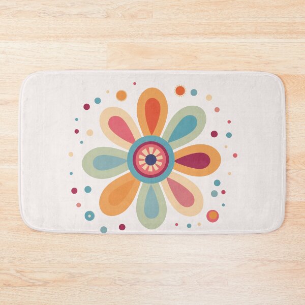 Item preview, Retro flower, Single flower, Retro inspired, Vintage inspired, Classic flower, Cute single flower designed and sold by PrintsPatterns-.