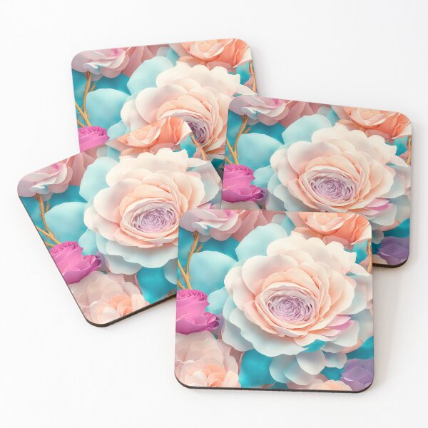 Item preview, Rose with fantasy colors illustration designed and sold by ArtyBuys.