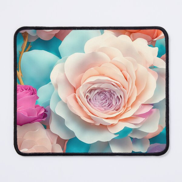 Item preview, Rose with fantasy colors illustration designed and sold by ArtyBuys.