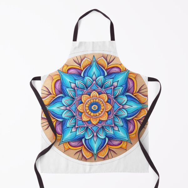 Item preview, Blue flower painted with paints designed and sold by abmkf.