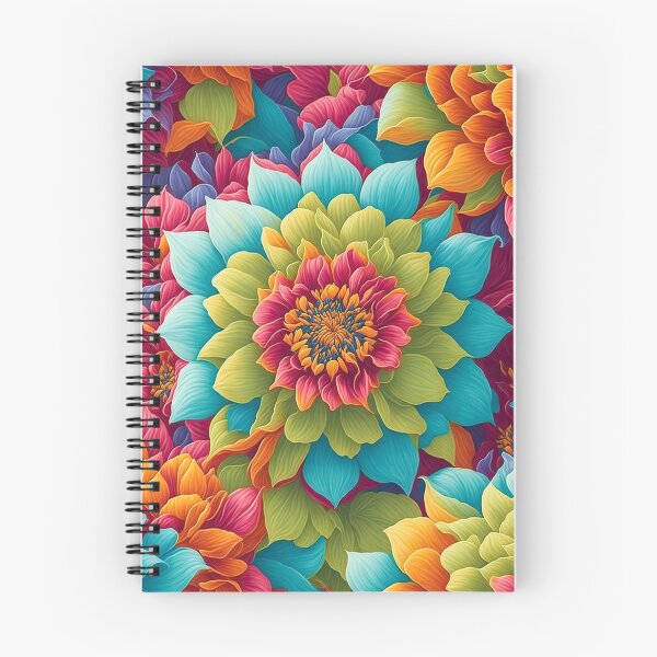 Item preview, Colorful mandala style petals flower illustration  designed and sold by ArtyBuys.