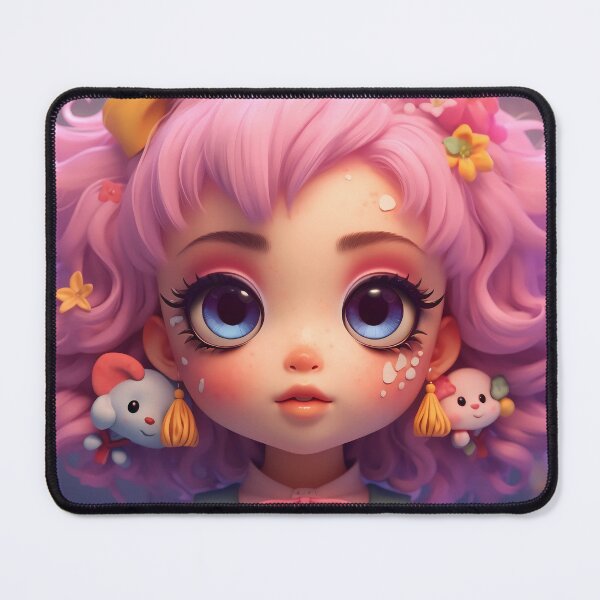 Artikelvorschau, Female Kawaii Chibi Character entworfen und verkauft von MTJ-Mushrooms.