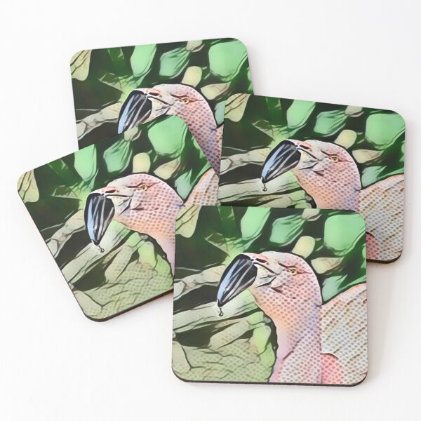 Item preview, Flamingo Head In Pointillism designed and sold by Fearless-Fox.