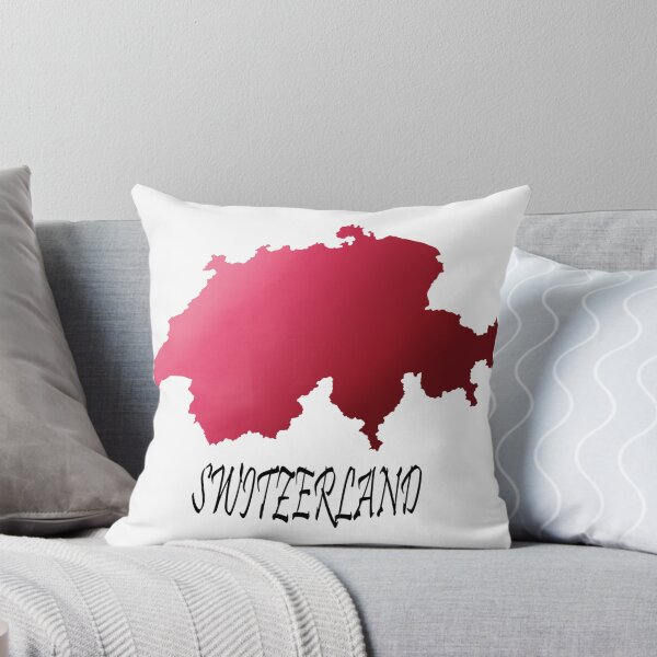 Artikelvorschau, Switzerland Country Silhouette entworfen und verkauft von CalRay.