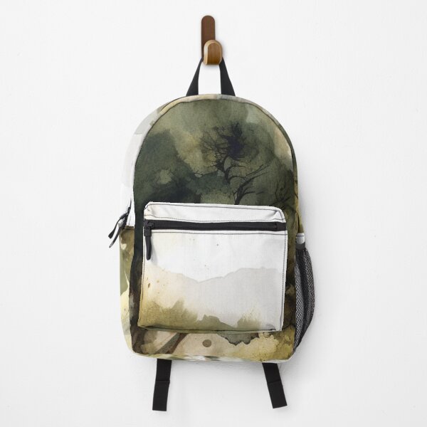 Item preview, Olive Mountainscape Canvas Print designed and sold by artbybodhi.